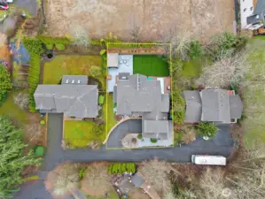 This aerial with approximate lot lines makes it easy to see exactly what you own, and it’s a great piece of property. Tucked at the end with just a few custom homes, this one sits in a sweet little pocket where things feel a bit more relaxed. Here’s the fun part, no HOA dues and no rulebook hovering over your shoulder, yet the surrounding neighborhood still offers parks and playground spaces that you can enjoy. It’s kind of the best of both worlds, structure where you want it, freedom where you don’t.