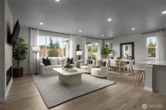 Photo of the model home and may include options that are not included in the base price or the price listed