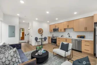 Photos from the model home next door.