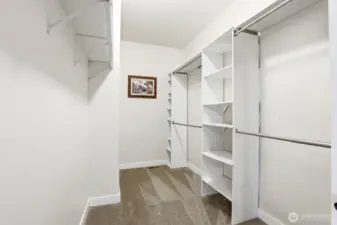 Primary walk in closet