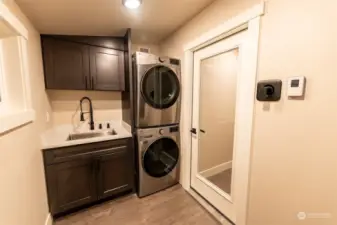 Mud/laundry room.