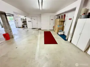 Two parking spaces, 6 & 7. stuff on right will be gone.