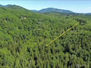 Approximate location of property. Area of 20 acres parcels.