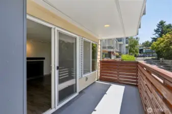 private patio