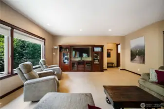 Back in the living room, before we head to the bedrooms we will look in the office just off of the entry.
