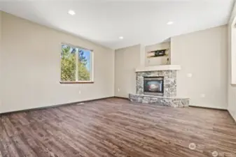 Closer view of living room