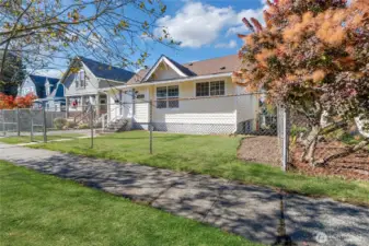 Front of House from Sidewalk