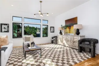 Incredible natural light with west-facing exposure.