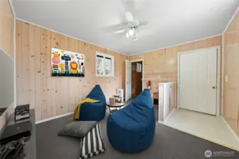 Studio house has power and heat~perfect place for your littles to play!