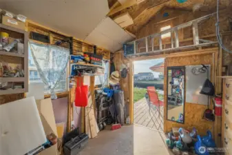 Plenty of storage space.