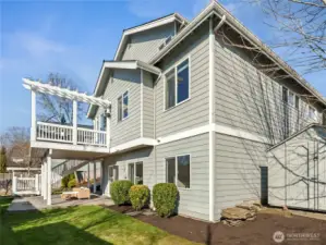 Large lot with space and privacy