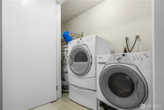 Front door/Laundry Closet