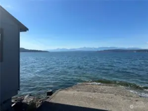 Boat launch at community beach