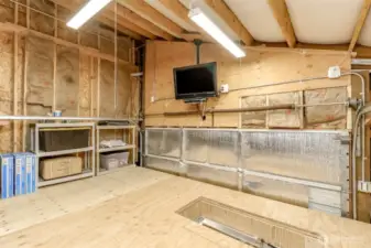 Upper storage area over Stall 2