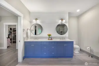 Downstairs primary bathroom