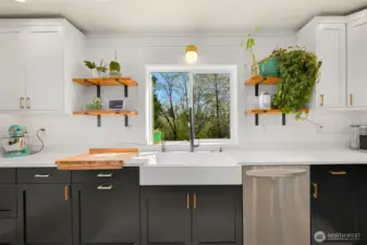 Upstairs kitchen