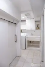 laundry room and storage