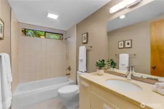 Full bathroom upstairs