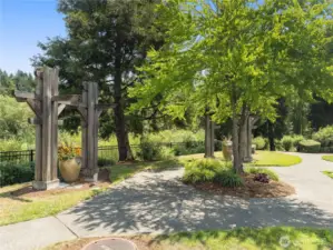 Meadowview community offering quiet streets, lush landscaping, and convenient access to trails and Bella Bottega Shopping Center