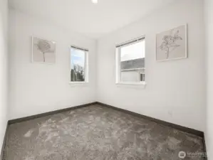Sitting area in primary bedroom
