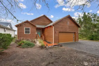 Recently re-stained exterior