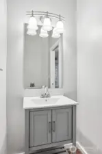 powder room/guest bathroom