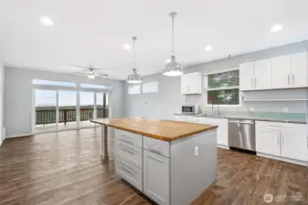 Open floor plan leading you to those amazing bay views!