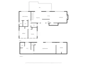 Floor plan - larger elevations are available if desired.