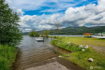 Sudden Valley boat launch.