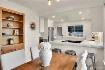 Dining with original built ins