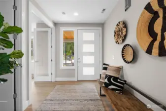 Upon entering the home, you will notice beautiful luxury laminate flooring throughout the main level. Not only do these floors look beautiful but they are scratch resistant; perfect for heavy traffic and furry friends!