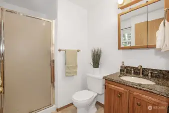 Enjoy your very own three-quarter master bath off the master bedroom.