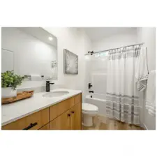 Guest Bathrooom between guestrooms.