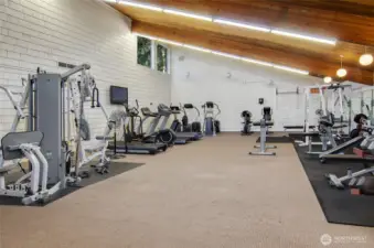 Well appointed gym