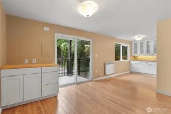Living room pov to kitchen