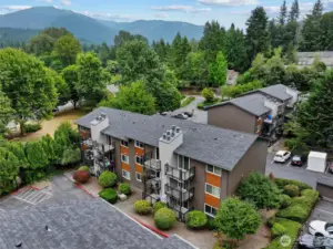 Aerial view  ( Back of building)