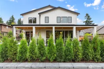 Front of home faces West.