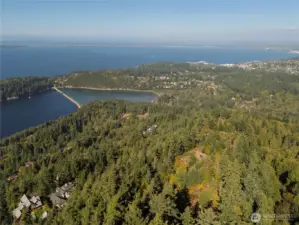 Looking NW over a majority of the listed property.