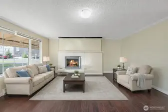 Living Room Unit B Virtually Staged