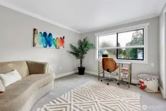 Upstairs bedroom #2 Looks out to the front of the house.