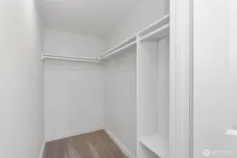 Primary closet.