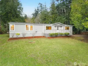 Sited on a generous .76 acre property, and nestled away on a quiet side street.