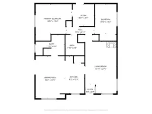 Floor plan: Measurements are approximate