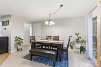 dining room with french doors