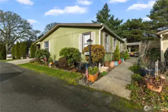 Located on a dead-end street