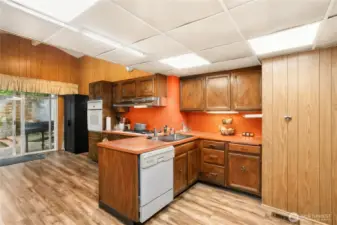 Open concept kitchen