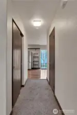Entry Hallway (looking into kitchen/dining)