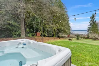 Hot tub/View
