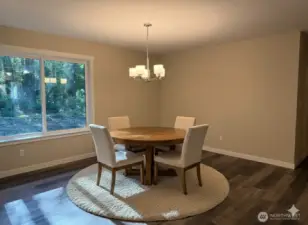 Dining room - virtually staged