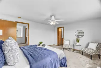 Interior, Second floor Primary bedroom 2 with en-suite